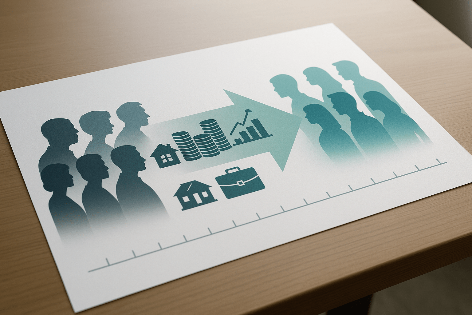 Visual representation of the great wealth transfer showing $84 trillion moving from baby boomers to younger generations over next two decades