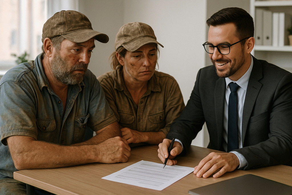 family duscussing their Manufactured Home Financing Options