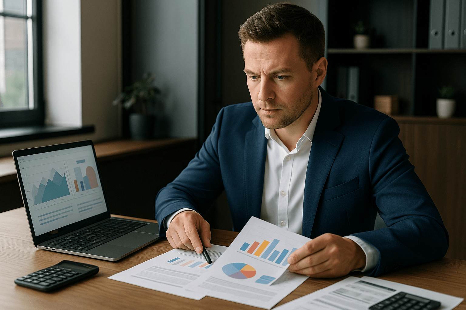 Active real estate investor reviewing real estate team members and property documents for portfolio scaling strategy