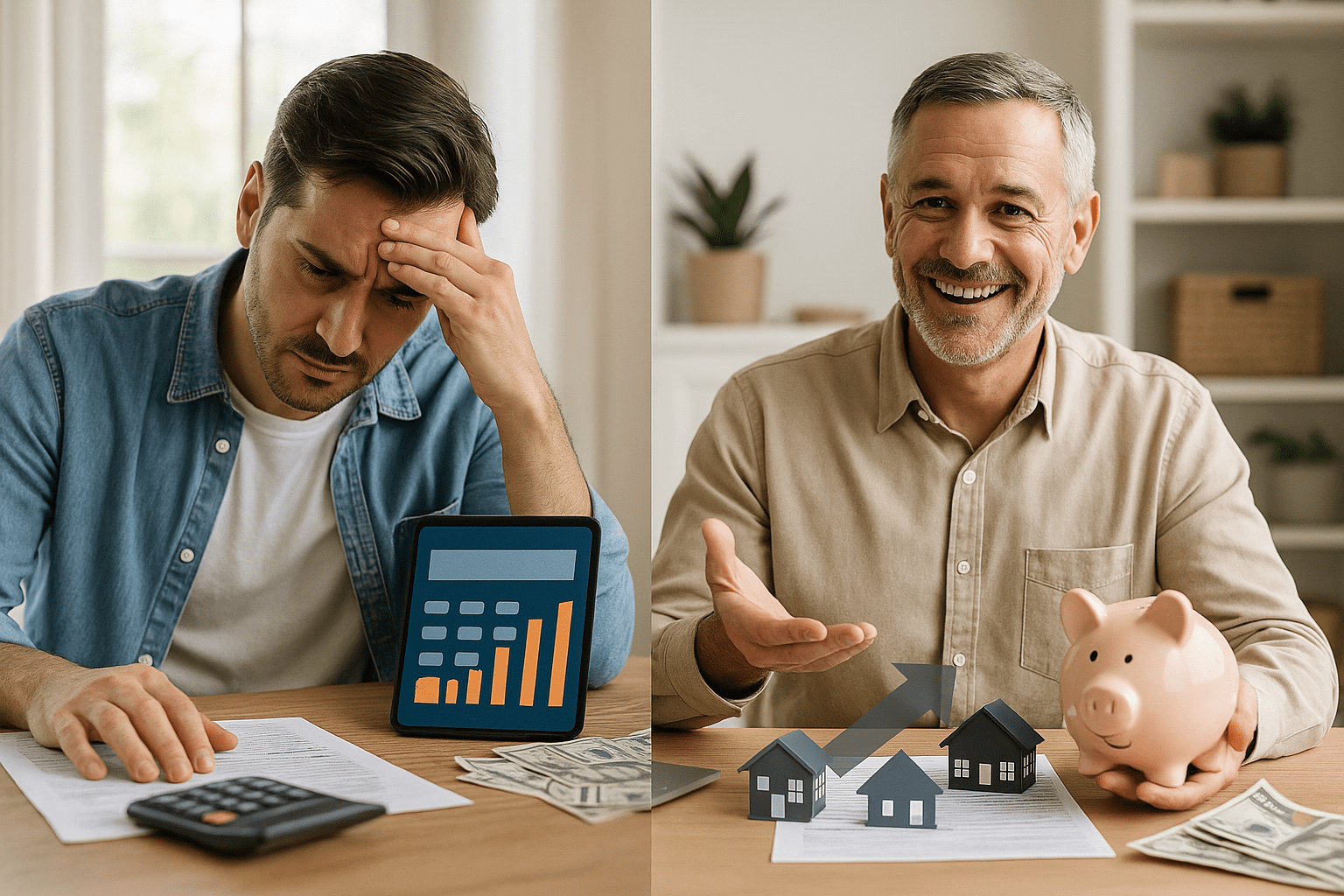 Visual comparison showing 1031 exchange for dummies tax deferral versus traditional sale capital gains taxation
