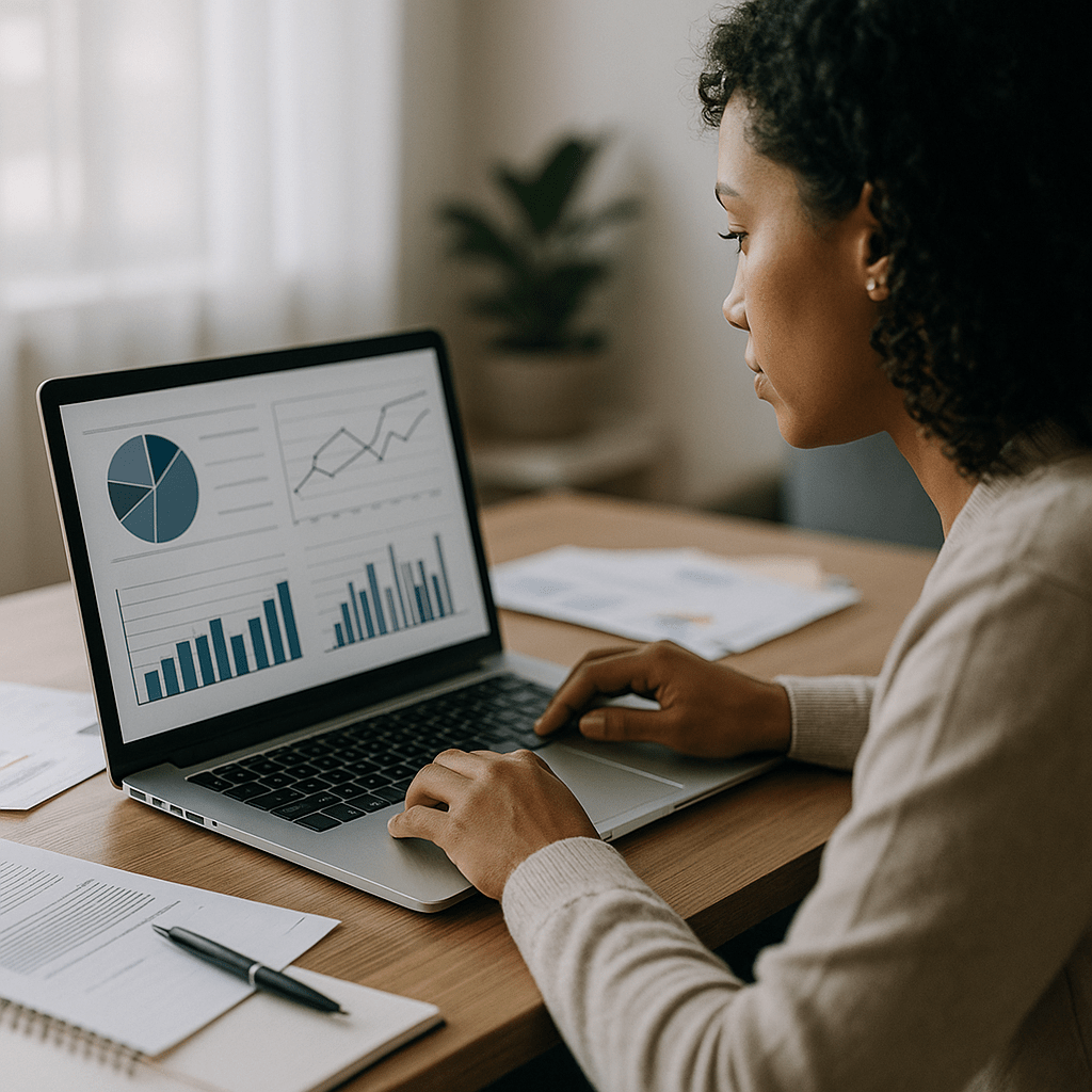 Investor conducting multifamily market analysis review comparing population growth employment trends and supply demand data across multiple markets for passive investment selection