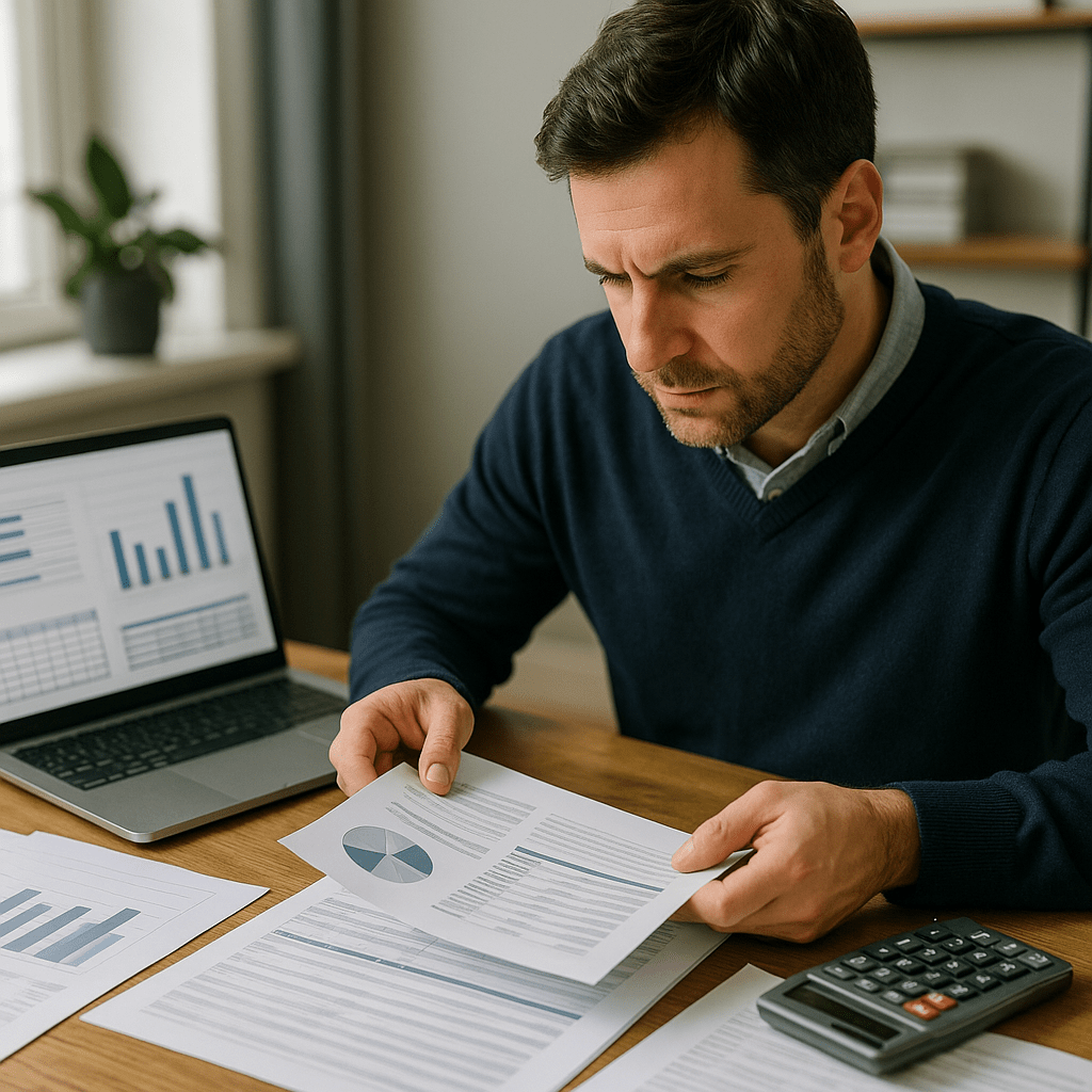 Investor analyzing cost segregation real estate engineering study identifying property components qualifying for accelerated depreciation deductions